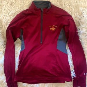 Women’s Under Armour Iowa State 3/4 Zip, size L